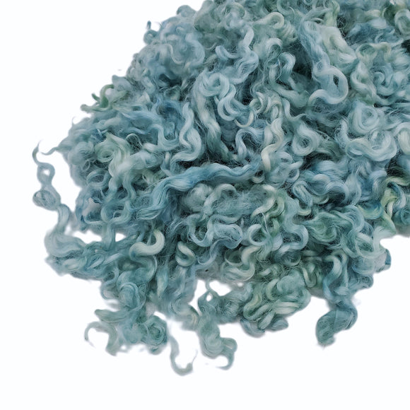 1 oz  Premium Cotswold wool locks , color: Seafoam , ADF-15