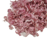 1 oz  Premium Cotswold wool locks , color: Pink , ADF-41