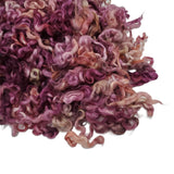 1 oz  Premium Cotswold wool locks , color: Wine , ADF-17