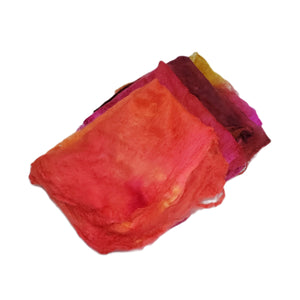 Hand dyed Silk Hankies , HANK-15