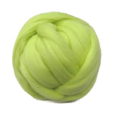 SALE! 21.5mic Merino Wool Roving , Retro Yellow