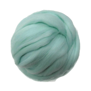 SALE! 21.5mic Merino Wool Roving , Color: Ocean Spray