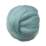 SALE! 21.5mic Merino Wool Roving , Color: Celadon