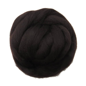 SALE! 21.5mic Merino Wool Roving , Color: Espresso