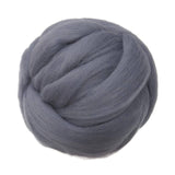 SALE! 21.5mic Merino Wool Roving , Color: Iron