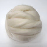 SALE! 21.5mic Merino Wool Roving , Color: Ecru (natural White)