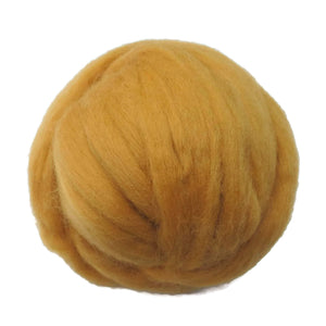SALE! 21.5mic Merino Wool Roving , Color: Topaz