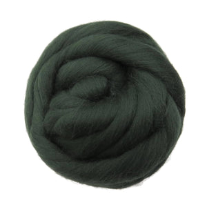 SALE! 21.5mic Merino Wool Roving , Color: Pine