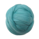 SALE! 21.5mic Merino Wool Roving , Color: Seafoam