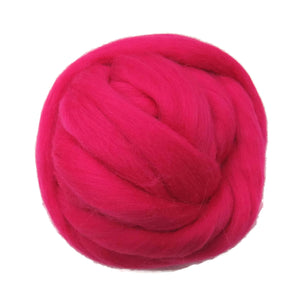 SALE! 21.5mic Merino Wool Roving , Color: Cotton Candy