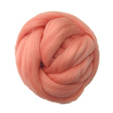 SALE! 21.5mic Merino Wool Roving , Color: Peach