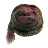 Pulled Tussah Silk Roving, color: Multi Mix (PS-13)
