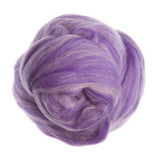 4 oz merino wool roving 19 microns ,color blend (Gillyflower)