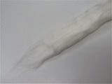 Viscose Fiber for felting ,spinning, paper making and art batts . color: Snow