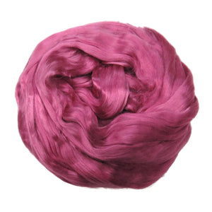 1 oz (28g) Mulberry Silk roving AA,  color: Orchid