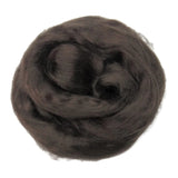 1 oz (28g) Mulberry Silk roving AA,  color: Ash (beaver)