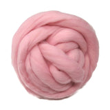 SALE! 21.5mic Merino Wool Roving , Color: Chiffon