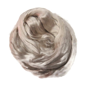 1 oz (28g) Mulberry Silk roving AA,  color: Sand