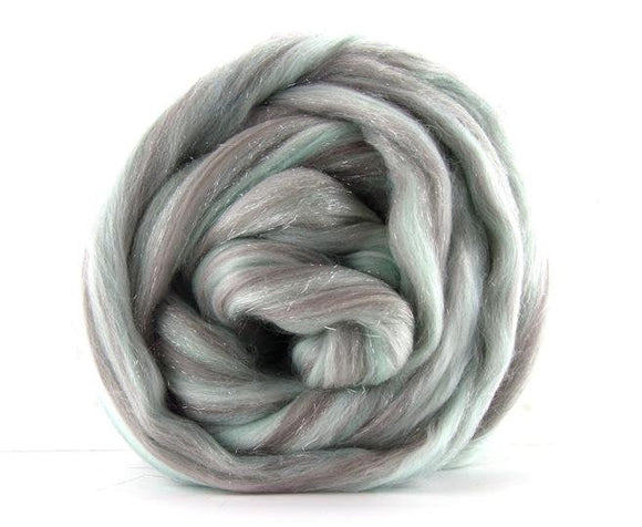 New! Blended Glitter Superfine merino wool roving 4 oz, Fairy tale collection , color: Happily Ever After