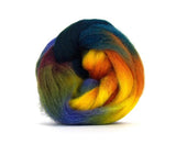 SALE! Space Dyed Wool Roving , Color: Neptune