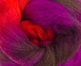 SALE! Space Dyed Wool Roving , Color: Saturn