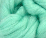 SALE! Superfine Merino 64s Wool Roving , Color: Aqua