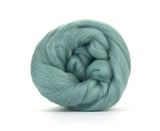SALE! Superfine Merino 64s Wool Roving , Color: Light Teal