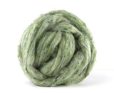 Tweed Wool Roving , blend  Heritage Green