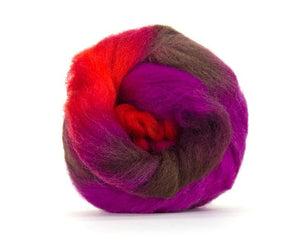 SALE! Space Dyed Wool Roving , Color: Saturn