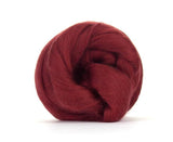 SALE! Superfine Merino 64s Wool Roving , Color: Logansberry