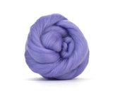SALE! Superfine Merino 64s Wool Roving , Color: Hyacinth