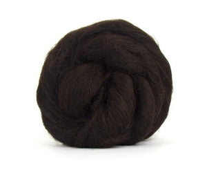 Baby Llama  Undyed Luxury roving, color: Dark Brown