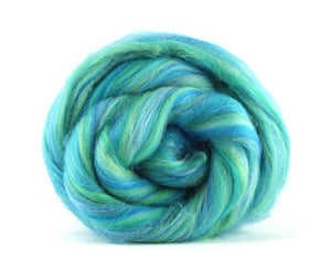 New! Blended Glitter Superfine merino wool roving 4 oz, Fairy tale collection , color: It calls Me