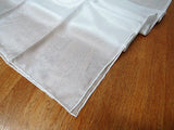 Hand rolled hemmed silk chiffon scarf for nuno felting color:  pure white