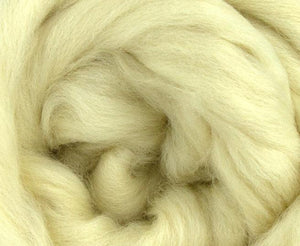 SALE! Merino 64s Untreated Wool Roving , Color: Ecru (natural White)