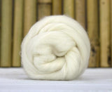 Pure White Cashmere roving  Natural Undyed  , color: Natural White