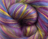 New! Blended  merino / Bamboo wool roving 2oz or 4 oz, color: Twinkle Twinkle