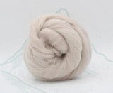 New! Blended Merino Alpaca Superfine merino wool roving mix 2oz or 4 oz, color: Mont Blanc Taupe