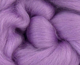 SALE! Superfine Merino 64s Wool Roving , Color: Lavender-2