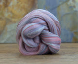 New! Blended  merino / Bamboo wool roving,  2oz or 4oz, color: Humpty Dumpty