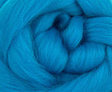 SALE! Superfine Merino 64s Wool Roving , Color: Turquoise
