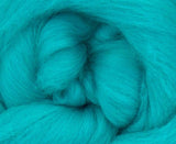 SALE! Superfine Merino 64s Wool Roving , Color: Spearmint