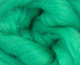 SALE! Superfine Merino 64s Wool Roving , Color: Mint 2