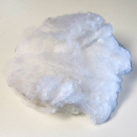 Super Soft Throwster Silk fiber, color: Snow White