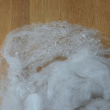 Super Soft Throwster Silk fiber, color: Snow White