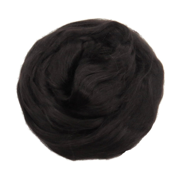Viscose Fiber for felting ,spinning, paper making and art batts . color: Coffee