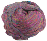 Pulled Sari Silk Roving, color: Multi Mix (PS-40)