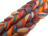 New! Blended  Merino wool roving,  2oz or 4oz, color: Fire and Ice