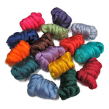 Bamboo Roving  palette assortment Kit of 15 bright colors , 375g ( 13.5oz total )