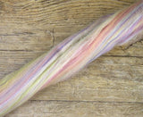 New! Blended  merino / Bamboo wool roving,  2oz or 4oz, color: Duckle Daisy